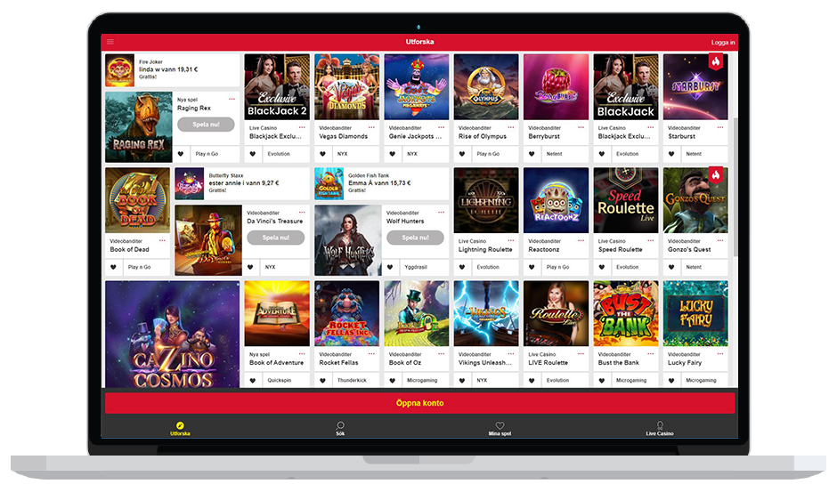 mobilautomaten casino bonus